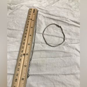 Vintage 925 Sterling Silver Bracelet Set of 2